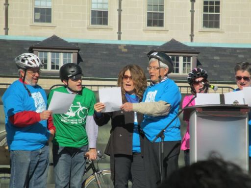 City councillors read bike credo