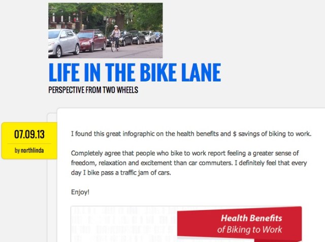 Life in the Bike Lane post Life in the Bike Lane post