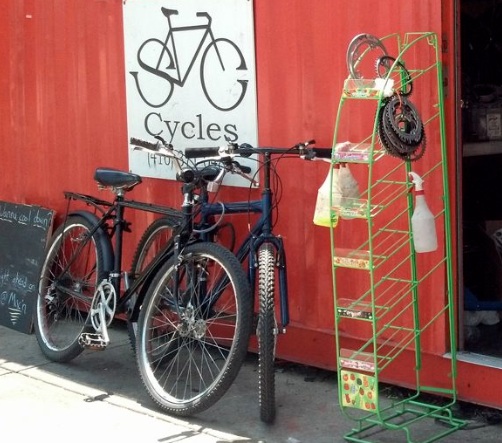 S&C Cycles sign